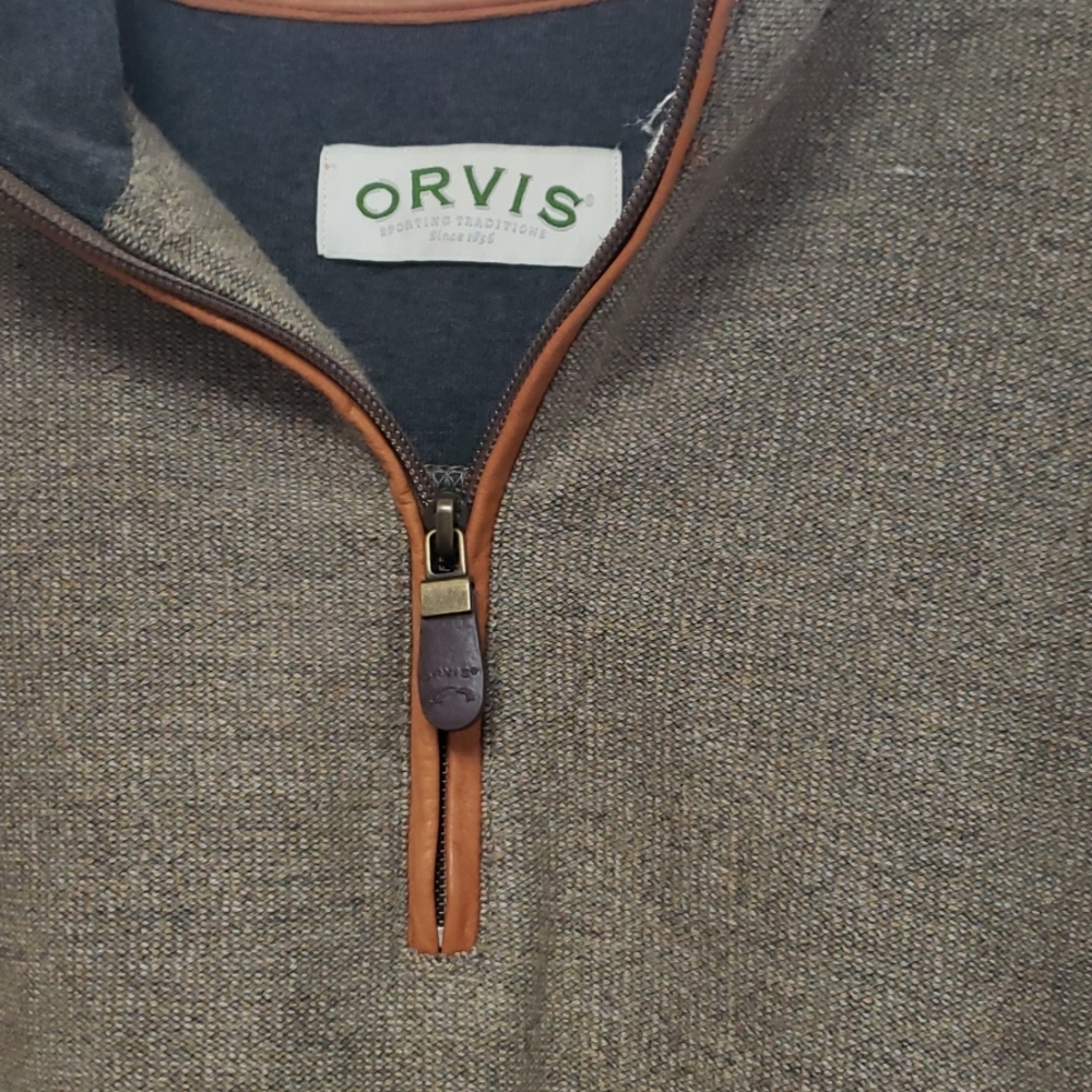 ORVIS SIMOOM TWEED QUARTER-ZIP SWEATSHIRT SWEATER